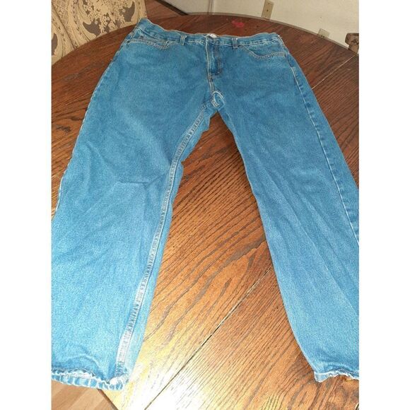 Men's 40x30 Blue Mountain Cotton Denim Blue Jeans - Picture 1 of 8